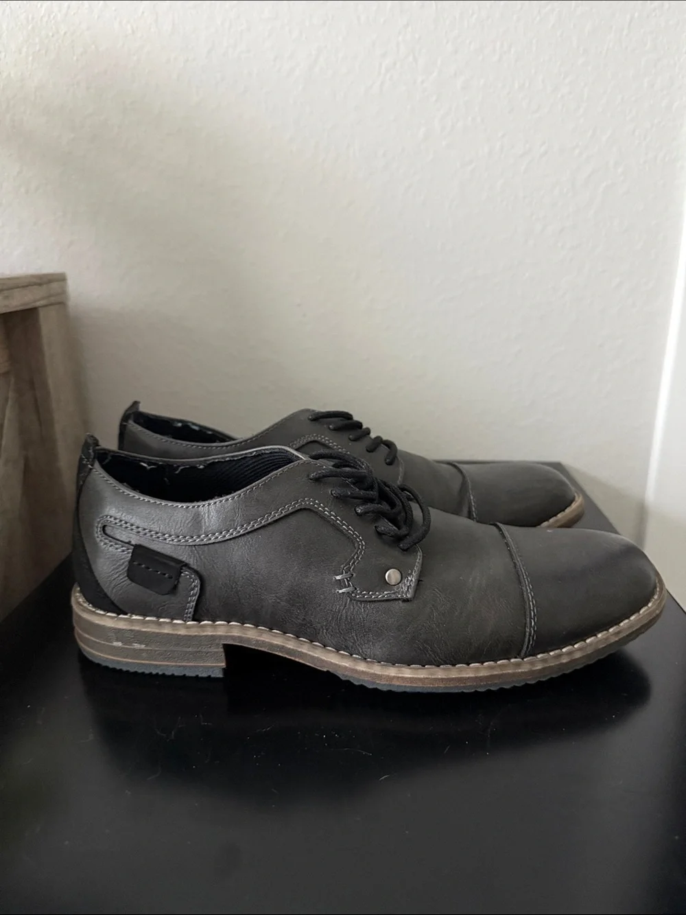 Sonoma Cody grey lace-up oxfords featuring Vitalize by Ortholite insoles